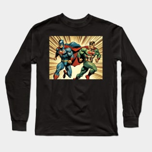 American Super Hero Long Sleeve T-Shirt